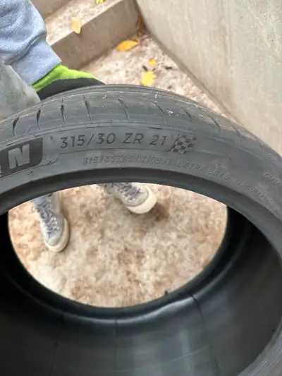 Michelin Pilot Sport 4S set slightly used 255/35/20 and 315/30/21