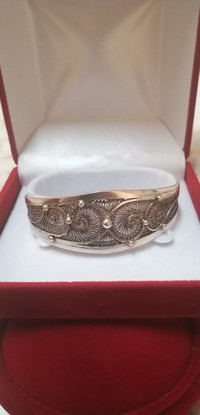 Unique Designed authentic Silver 925: rings and bracelet