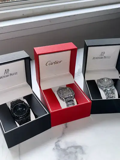 BNIB Bussdown APiguet / Cartier Iced Out Watches, View more