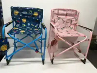 OZARK TRAIL KIDS' DIRECTOR CHAIR- BLUE OR PINK- mnx