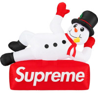 Supreme Inflatable Snowman New In Hand 4FT