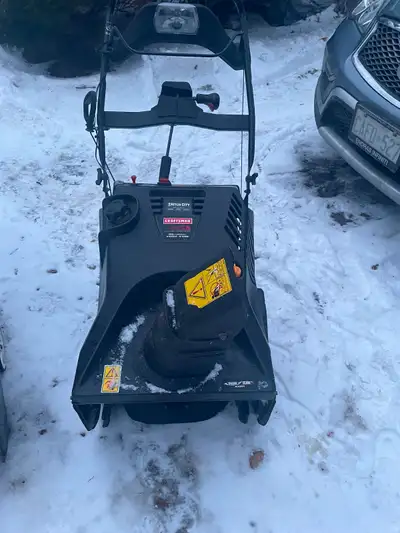 Craftsman 21” 4 stroke single stage snow blower, View more
