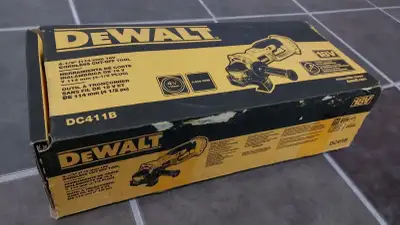 DeWalt Cordless Angle Grinder 4.5" 18V DC411B, View more