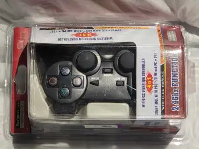 Introducing a brand new, high-quality 3-in-1 wireless vibration controller, compatible with PS3/Slim...