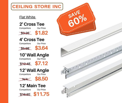 Save 60% on Construction Cross Brace Materials for Ceiling Tiles, View more
