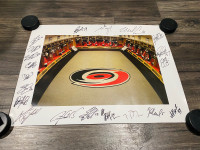 2006 Team Autographed Carolina Hurricanes	Poster