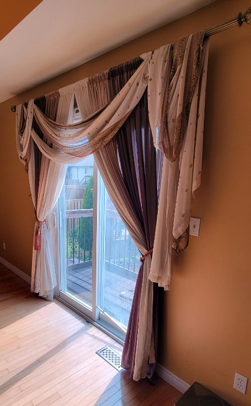 Home Patio Door Curtain Design Panel in Window Treatments in Windsor Region - Image 3