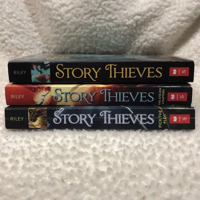 Set of 3 ~ Story Thieves Paperbacks ~ Author James Riley in Children & Young Adult in Red Deer - Image 10