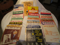 Sheet Music from 30's  40's  50's