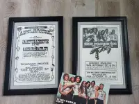 Signed Vintage Halloween Concert Posters