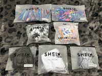 Various SHEIN swimsuits in 3XL