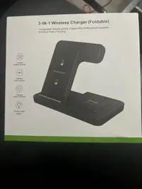 3 - IN - 1 Wireless Charger (Foldable)