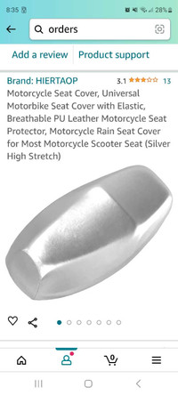 Seat cover for bikes