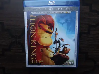 Disney's "The Lion King" Blu-Ray 3D + Blu-Ray + DVD + Digital Copy I have for sale Walt Disney's "Th...