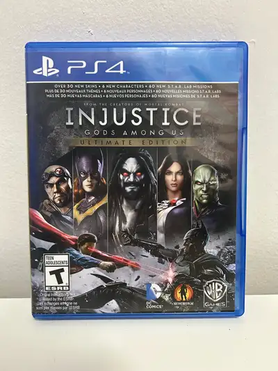 Injustice Gods Among Us Ultimate Edition PlayStation PS4 used, View more