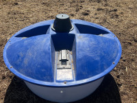 3x 300gal four wheel mineral tub