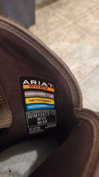 Almost new Ariat work Boots