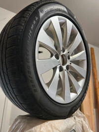BMW rims and snow tires - set 4