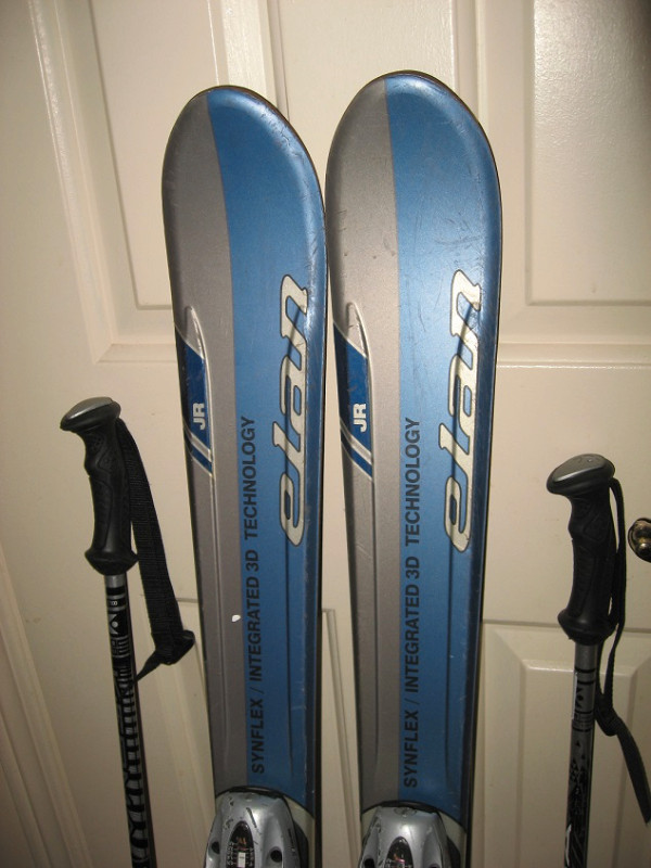 120 cm Elan Downhill Ski w/ Bindings; Toddler Ski in Ski in City of Toronto - Image 2
