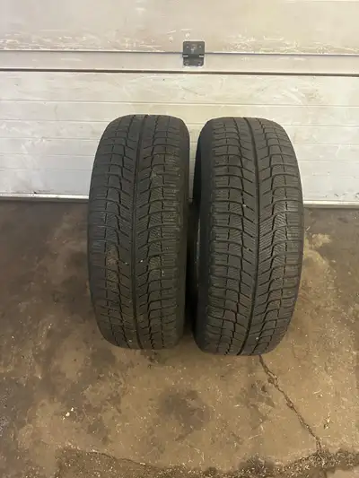 2 215 60R16 Michelin X-Ice Winter Tires tread depth of 6-6.5/32 new 11/32 not cheap made in China ca...