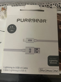 iPhone Cable Puregear 6ft/1.8m Lighting to USB A