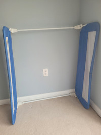 Safety bed rails double sided