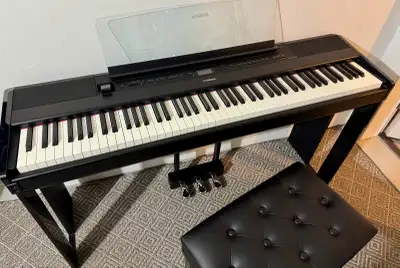 Yamaha P-515 Digital Piano with stand and bench, View more