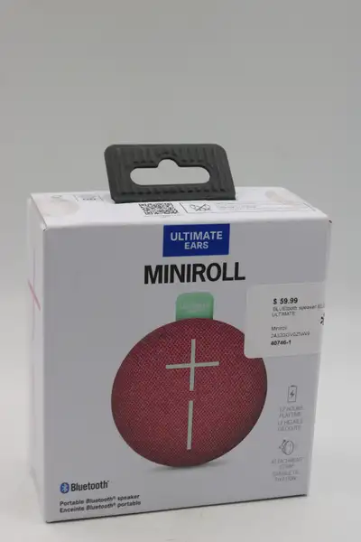 MINIROLL Ultra-Portable Waterproof Bluetooth Speaker (#40746-1), View more
