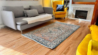 Gorgeous Ocean Sunset Accent Area Rug in New Condition