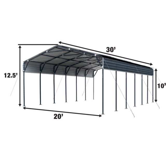 20x30 all metal garage, truck port in Other Business & Industrial in St. Albert