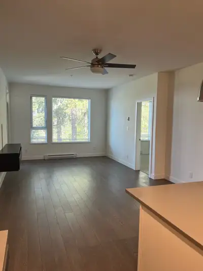 2 spacious bdrm + den + 2 heated floor bathrooms with close to 900sf + a private, covered balcony. B...