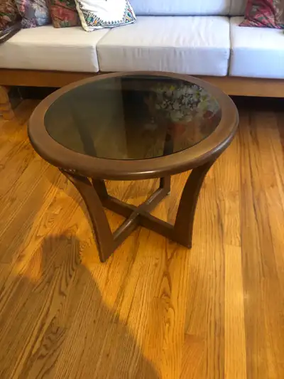 Midcentury side coffee table, View more