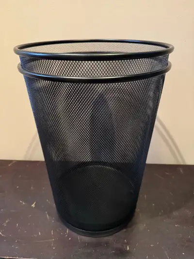Metal Mesh Waste Basket, View more