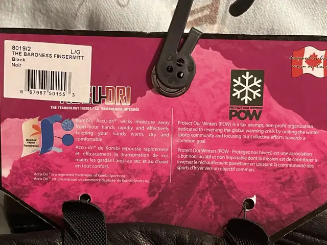 Brand new Kombi leather ski fingermitts in Women's - Tops & Outerwear in City of Montréal - Image 4