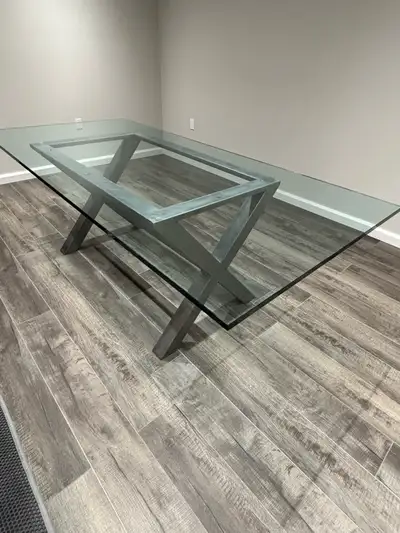 7’ Glass Table Top, View more