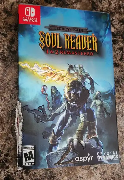 Legacy Of Kain Soul Reaver 1 & 2 Remastered (Damaged Case) (NSW), View more