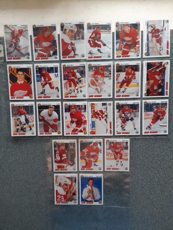 Carte de hockey Red Wings de Détroit Upper Deck 1991-1992 dans Art et objets de collection  à Lévis