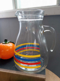 Vintage glass pitcher 