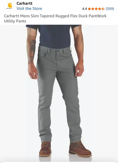 New Carhartt Mens Rugged Flex Duck PantWork Utility , View more