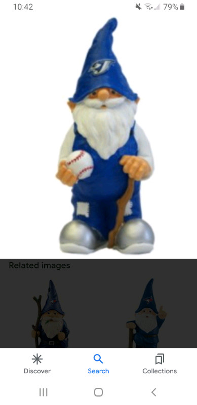 Wanted- Older Toronto Blue Jays gnomes in Arts & Collectibles in Sault Ste. Marie