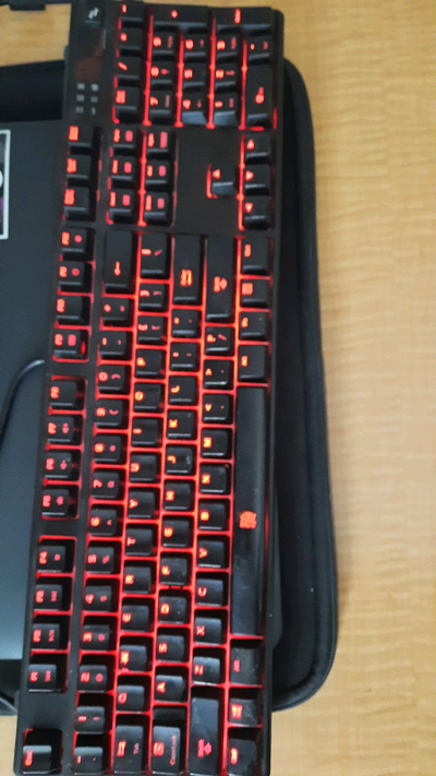 TteSPORTS Poseidon LED illuminated colorful gaming keyboard., View more