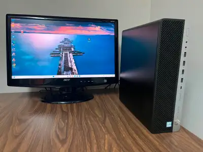 HP EliteDesk800: 256G SSD, 1TB HDD, i5 6500, 8G DDR4, DVD-RW, View more