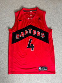 Scottie Barnes Raptors Red Jersey (Size Adult L)