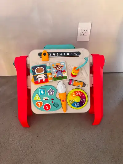 Fisher-Price 4-in-1 Activity Table & Easel, Baby & Toddler Elect, View more