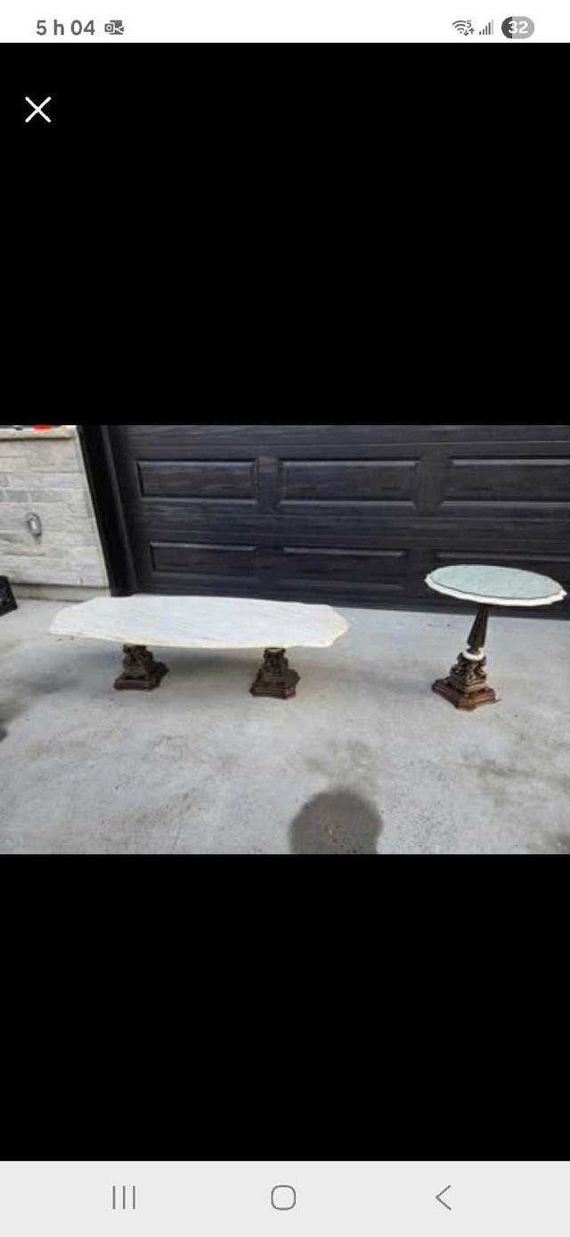 Très belles tables en marbre. dans Tables basses  à Shawinigan