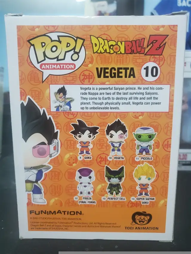 Vegeta Funko Pop64959979306881122