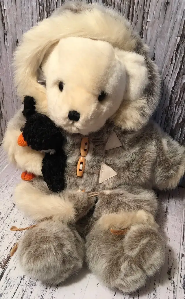 The Bearington Collection ZIGGY & LOU Bear with Penguin Plush in Toys & Games in City of Toronto - Image 2