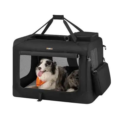 32” x 23” x 23” Small Dog Crate, Black Color, View more