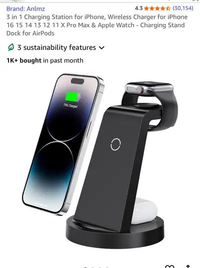 Anlmz 3-in-1 Charging Station, View more