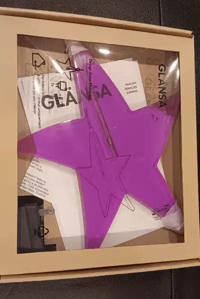 IKEA GLANSA STAR PENDANT LIGHTS, View more